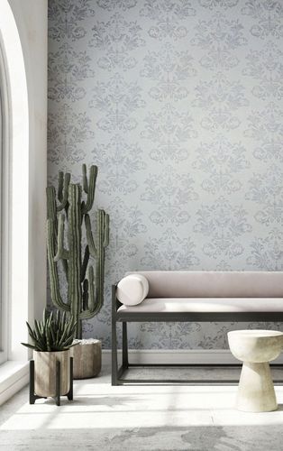 Non-woven wallpaper 34014 baroque grey Marburg