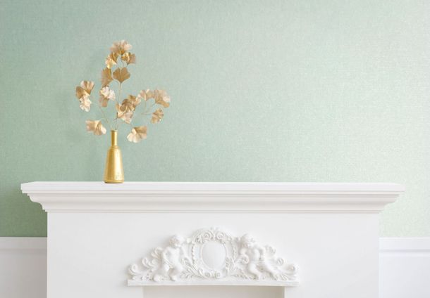 Non-woven wallpaper 34030 plain green Marburg