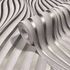 Non-woven wallpaper 34259 waves pattern gray gold 1