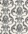 Non-woven wallpaper Rasch Baroque White Black 315608 2