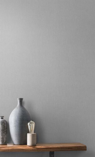 Non-woven wallpaper Rasch Textil look blue gray 633597