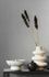 Non-woven wallpaper grey textile look Marburg 32957 1