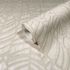 Non-woven wallpaper beige grey leaves Marburg 32973 2