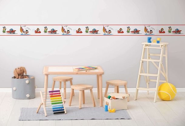 Border Mainzelmännchen White Colorful Marburg 47502