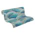 Non-woven wallpaper waves metallic blue gold 39105-1 10