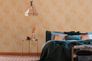 Non-woven wallpaper damask motif orange metallic 39112-1 1