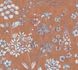 Non-woven wallpaper flowers floral brown blue 39117-3 2