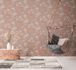 Non-woven wallpaper flowers floral brown blue 39117-3 1