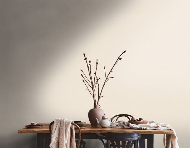 non-woven wallpaper texture plain mottled cream 39216-1