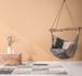 Non-woven wallpaper texture plain mottled orange 39216-8 1