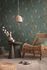 Non-woven wallpaper palm leaves petrol green 39218-3 9