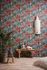 Non-woven wallpaper floral tropics pink blue 39222-2 5