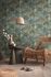 Non-woven wallpaper floral tropics green blue 39222-3 1