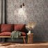 Non-woven wallpaper leaves white gold metallic 39095-4 1