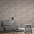 Non-woven wallpaper leaves white gold metallic 39095-4 7