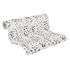 Non-woven wallpaper floral white grey metallic 38847-3 3