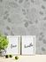 Non-woven wallpaper flowers grey silver metallic 39025-1 6
