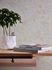 Non-woven wallpaper floral beige white metallic 39025-2 9