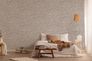 Non-woven wallpaper stone optics grey brown white 39027-4 6