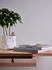 Non-woven wallpaper plain linen look grey white 39039-1 7