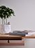 Non-woven wallpaper plain linen look white 39039-2 7