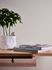 Non-woven wallpaper plain linen look cream white 39039-3 7