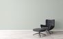 Non-woven wallpaper plain linen look green grey 39039-8 8
