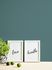 Non-woven wallpaper plain linen look petrol 39039-9 6