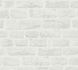 Non-woven wallpaper stone look wall white grey 38637-2 2