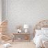 Non-woven wallpaper stone look wall white grey 38637-2 6