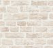 Non-woven wallpaper stone look wall beige white 38637-3 2