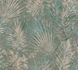 Non-woven wallpaper leaves jungle beige green 38638-2 2