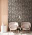 Non-woven wallpaper leaves jungle brown grey 38638-3 1