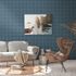 Non-woven wallpaper checkered pattern blue 38664-2 6