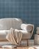 Non-woven wallpaper checkered pattern blue 38664-2 1