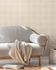 Non-woven wallpaper check pattern beige cream 38664-3 6