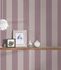 Non-woven wallpaper stripes pattern lilac grey 38665-4 5