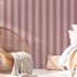 Non-woven wallpaper stripes pattern lilac grey 38665-4 1