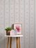 Non-woven wallpaper stripes flowers grey white pink 39069-2 3