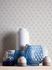 Non-woven wallpaper flowers white blue grey 39074-1 3