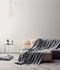Non-woven wallpaper plain white light grey 3908-51 4