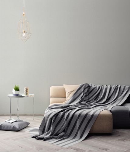 Non-woven wallpaper texture grey silver metallic 35866-1