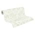 Non-woven wallpaper floral leaves twigs white green 38962-4 10