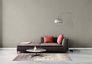 Non-woven wallpaper textured plain light gray gold metallic 7