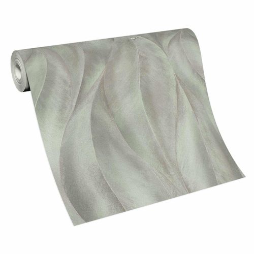 Wallpaper Guido Maria Kretschmer Leaves green grey