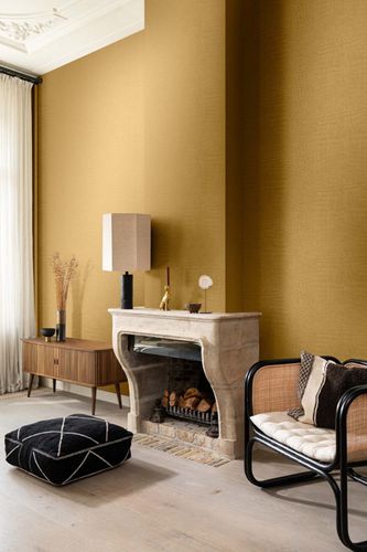 Rasch non-woven wallpaper crocodile gold metallic 751369