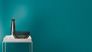 Rasch non-woven wallpaper textile look plain blue 746167 1