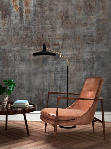 Photo wallpaper Rasch rust look grey brown 429749