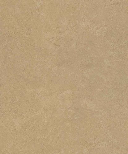 Non-woven wallpaper Rasch plaster look gold 315196
