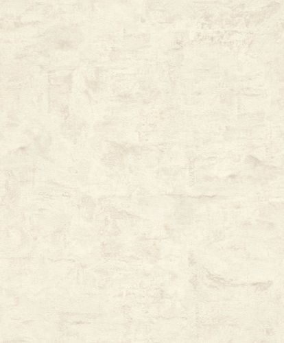 Non-woven wallpaper Rasch plaster look cream grey 499759